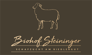 Logo mit Schriftzug "Biohof Steininger"